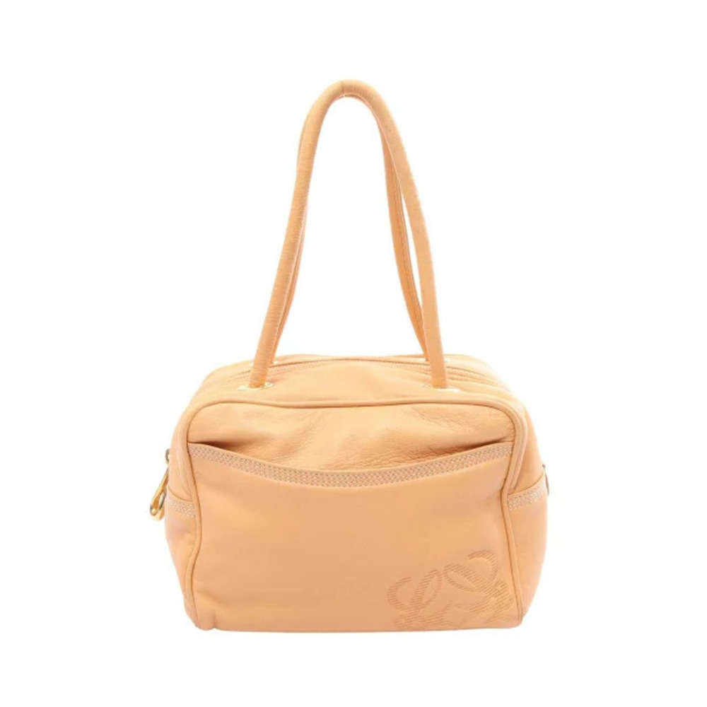 Loewe Anagram Tote Bag Leather Orange